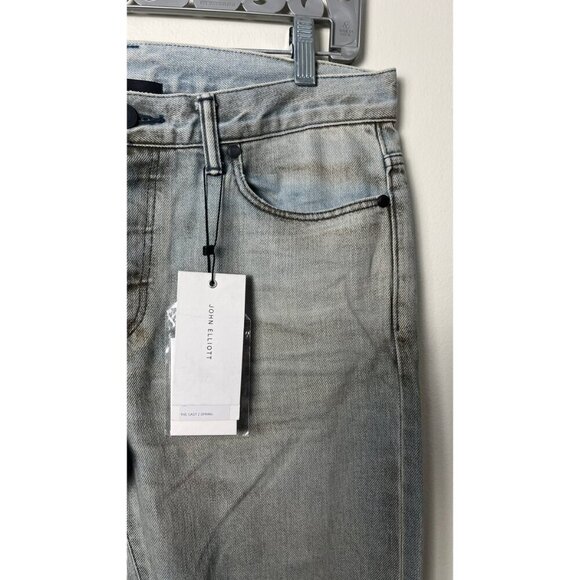 BNWT JOHN ELLIOTT THE CAST 2 SPRING DIRTY JEANS - Picture 3 of 16